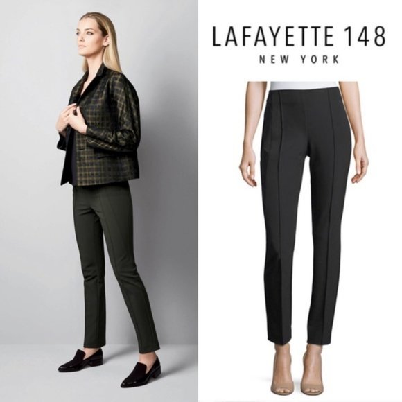Lafayette 148 Gramercy Acclaimed Stretch Pants - 4